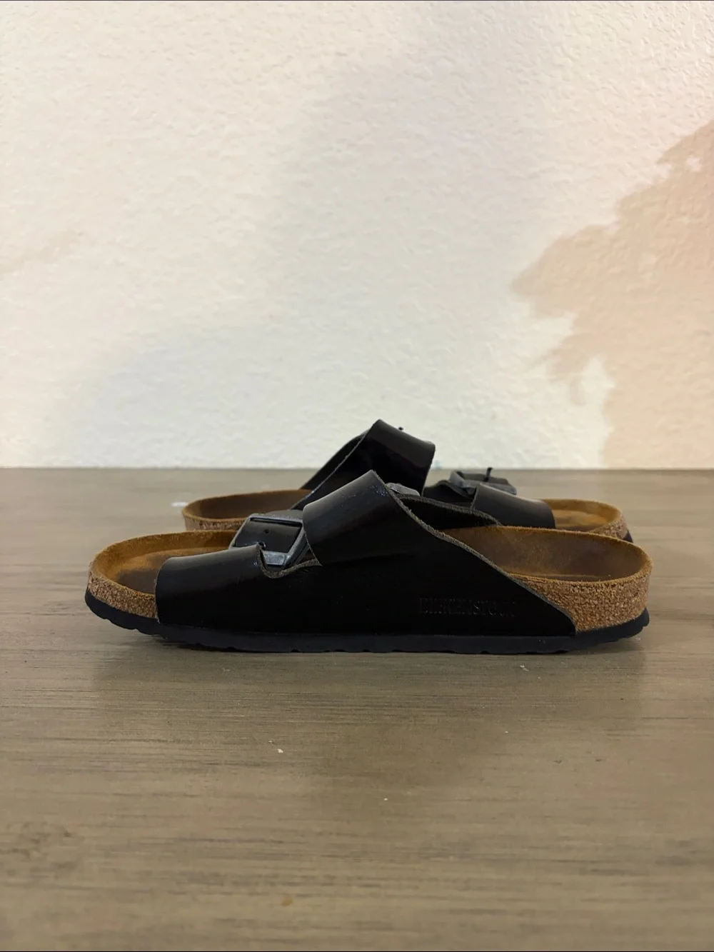 Birkenstock Arizona Birko-Flor Black Patent Size EU 38 / US 7